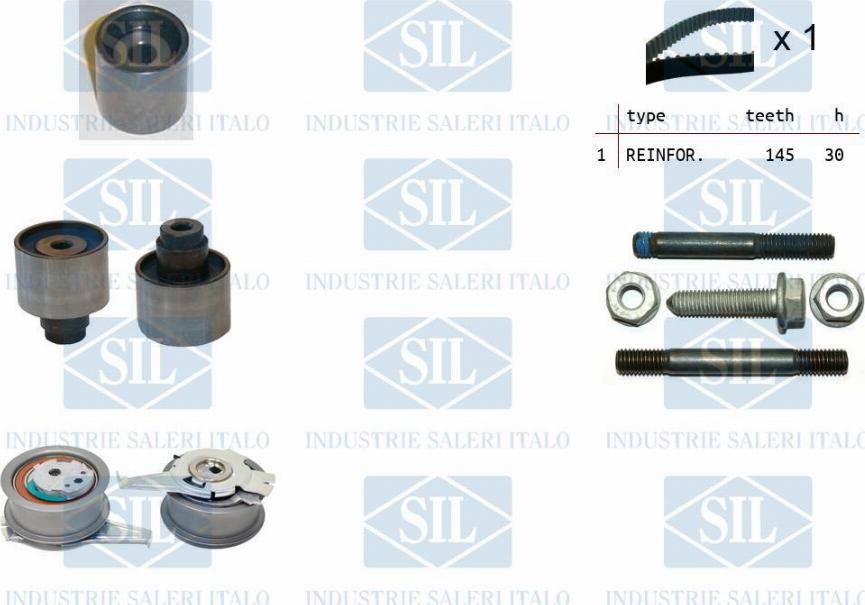 Saleri SIL TK1498 - Kit de distribution droxauto.com