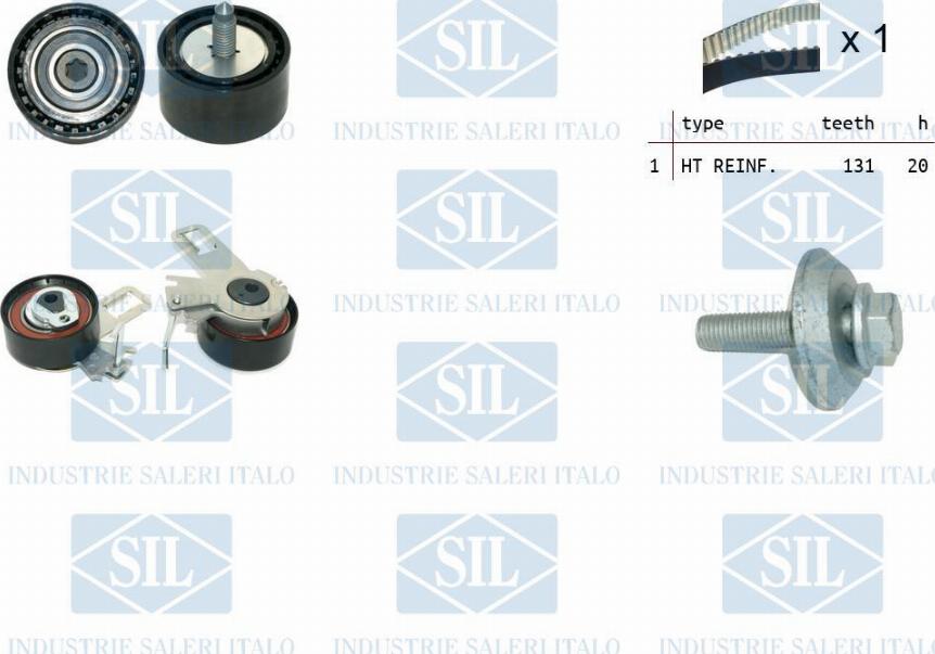 Saleri SIL TK1497 - Kit de distribution droxauto.com