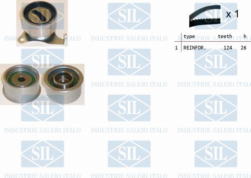Saleri SIL TK1443 - Kit de distribution droxauto.com