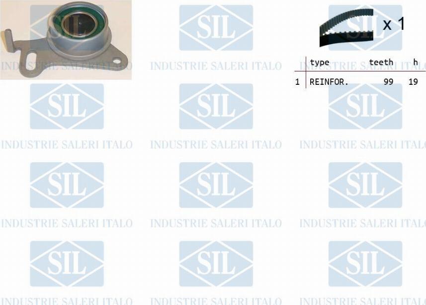 Saleri SIL TK1451 - Kit de distribution droxauto.com