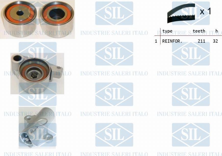 Saleri SIL TK1461 - Kit de distribution droxauto.com