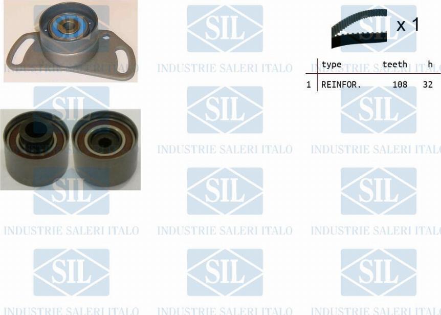 Saleri SIL TK1475 - Kit de distribution droxauto.com