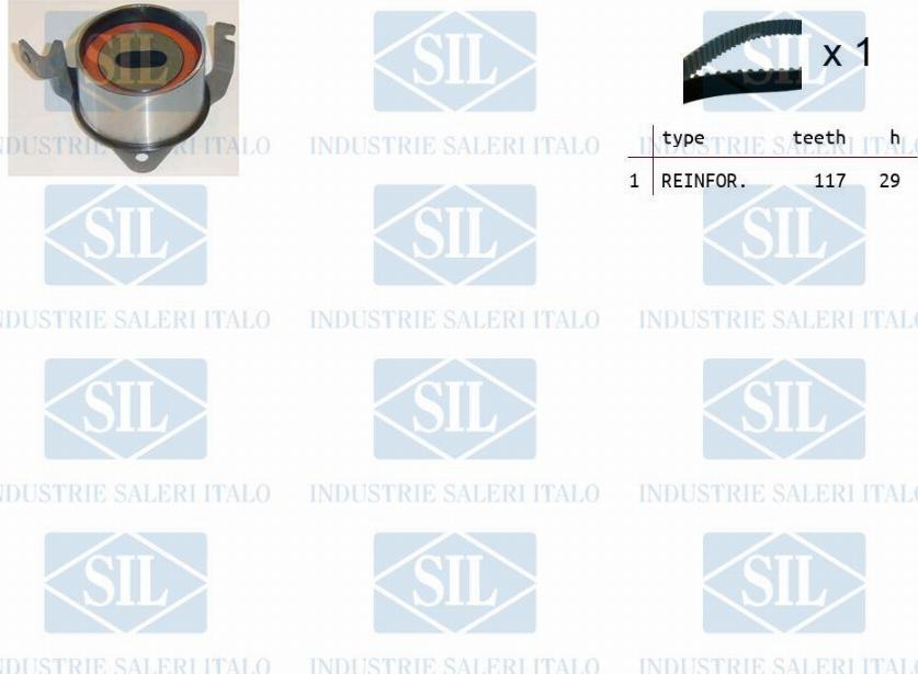 Saleri SIL TK1473 - Kit de distribution droxauto.com