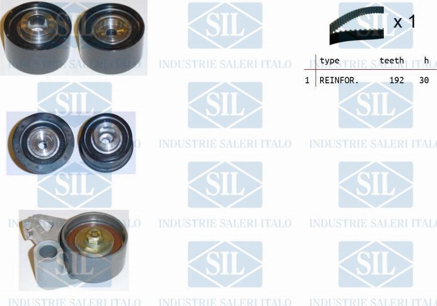 Saleri SIL TK1472 - Kit de distribution droxauto.com