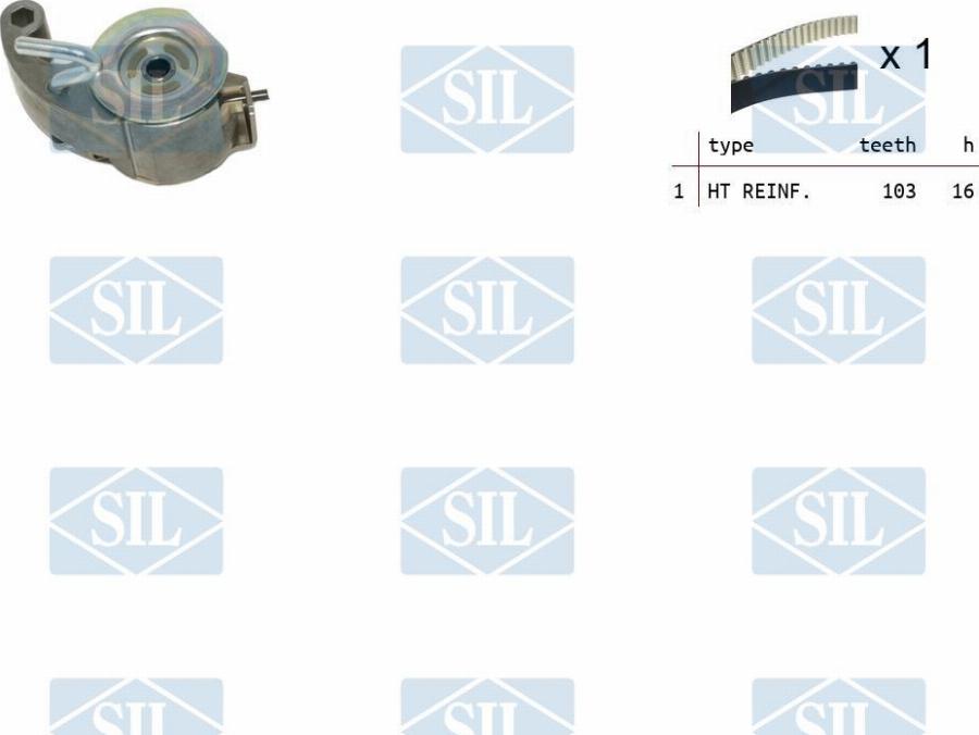 Saleri SIL TK1515 - Kit de distribution droxauto.com