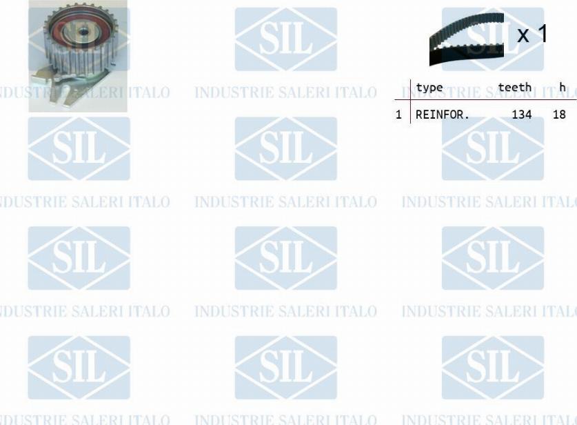 Saleri SIL TK1098 - Kit de distribution droxauto.com