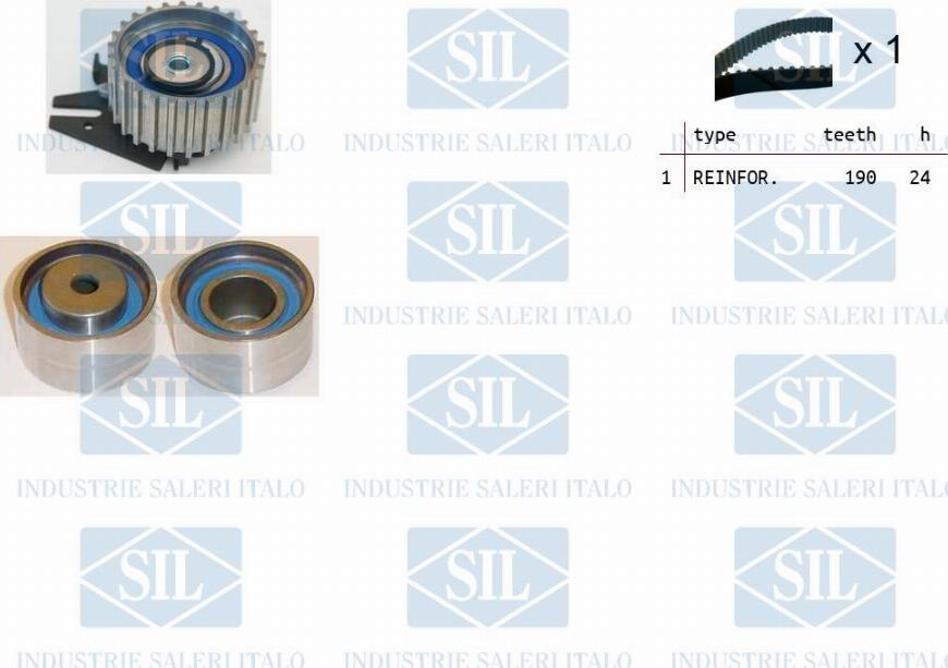 Saleri SIL TK1045 - Kit de distribution droxauto.com