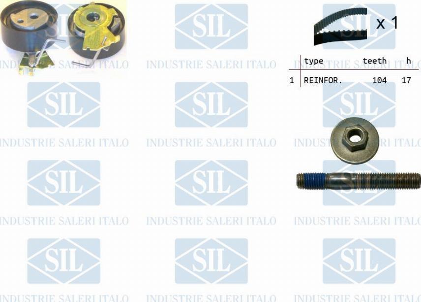 Saleri SIL TK1051 - Kit de distribution droxauto.com