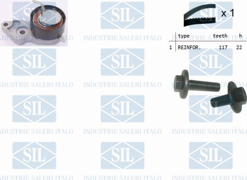 Saleri SIL TK1064 - Kit de distribution droxauto.com
