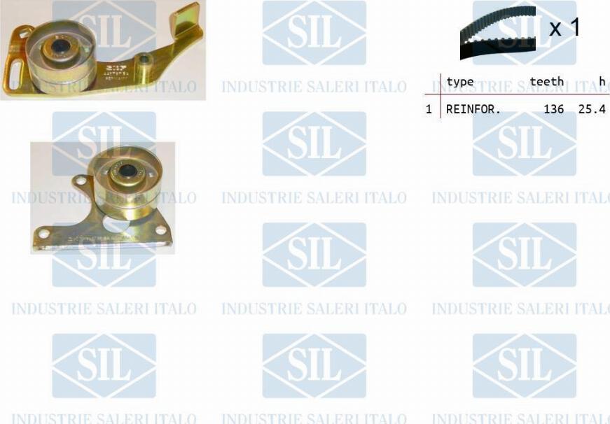 Saleri SIL TK1066 - Kit de distribution droxauto.com