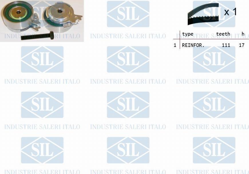 Saleri SIL TK1005 - Kit de distribution droxauto.com