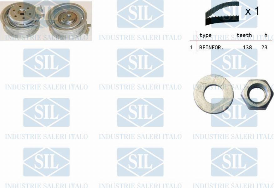 Saleri SIL TK1013 - Kit de distribution droxauto.com