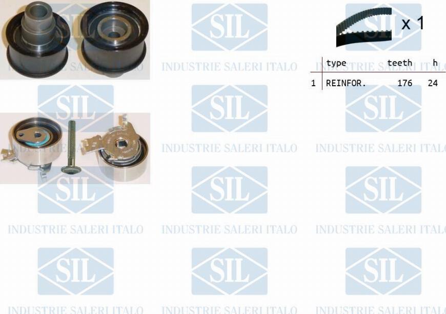 Saleri SIL TK1089 - Kit de distribution droxauto.com