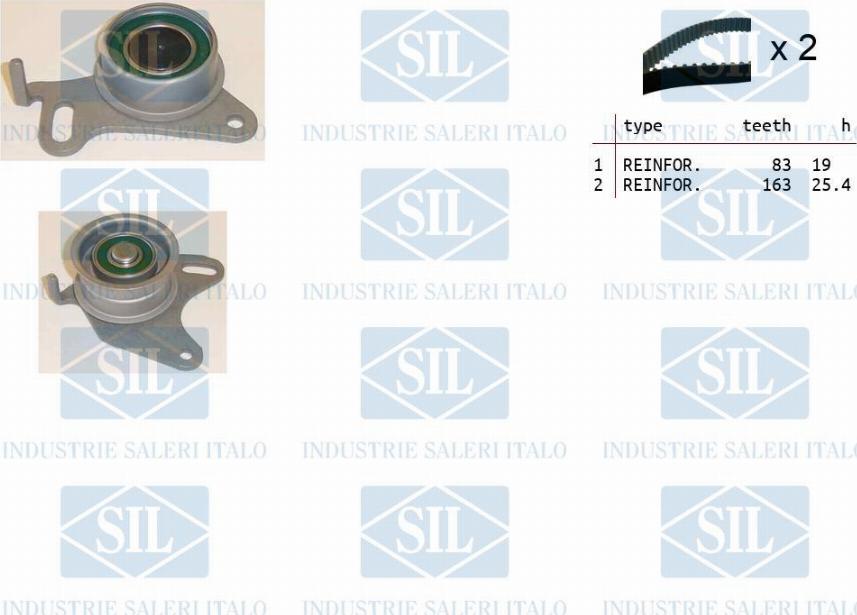 Saleri SIL TK1028 - Kit de distribution droxauto.com