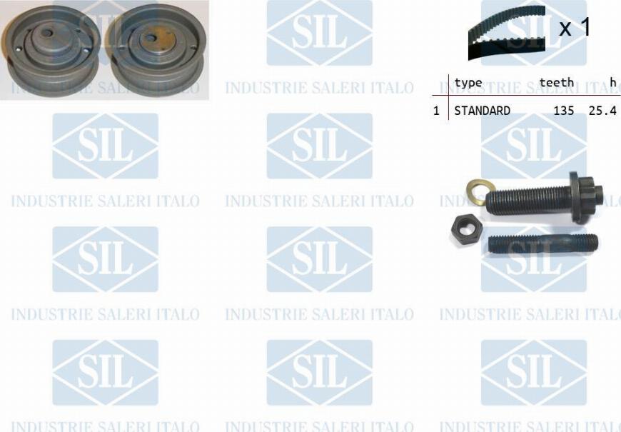 Saleri SIL TK1071 - Kit de distribution droxauto.com