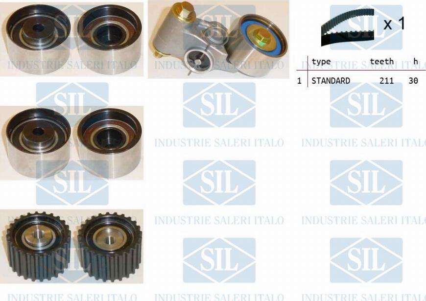 Saleri SIL TK1196 - Kit de distribution droxauto.com