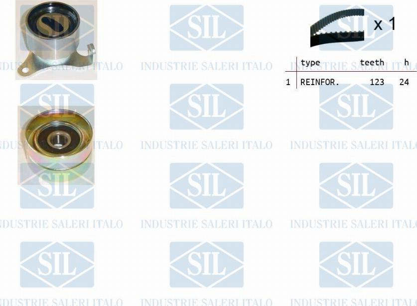 Saleri SIL TK1191 - Kit de distribution droxauto.com