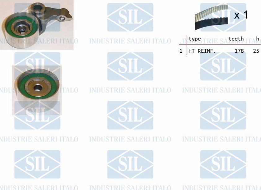 Saleri SIL TK1156 - Kit de distribution droxauto.com