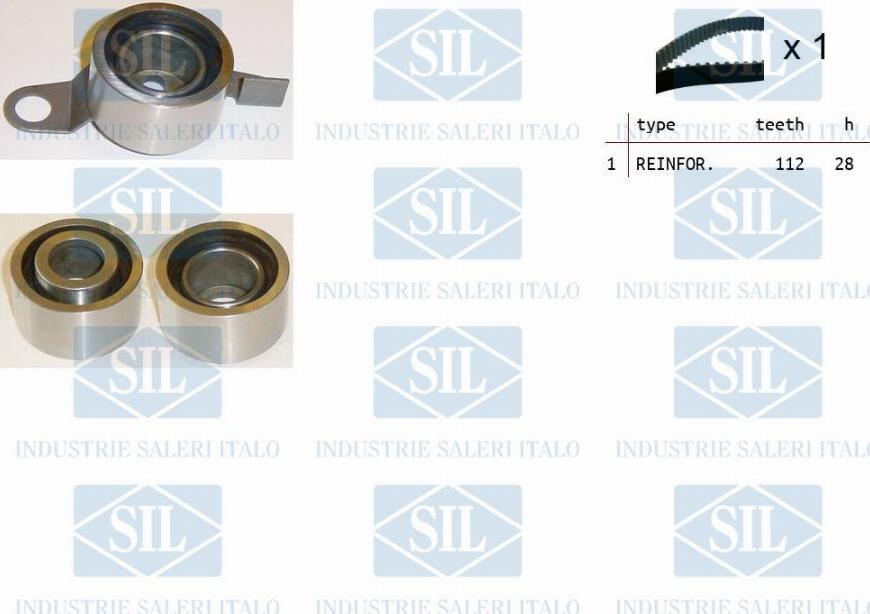 Saleri SIL TK1158 - Kit de distribution droxauto.com