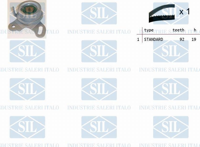 Saleri SIL TK1166 - Kit de distribution droxauto.com