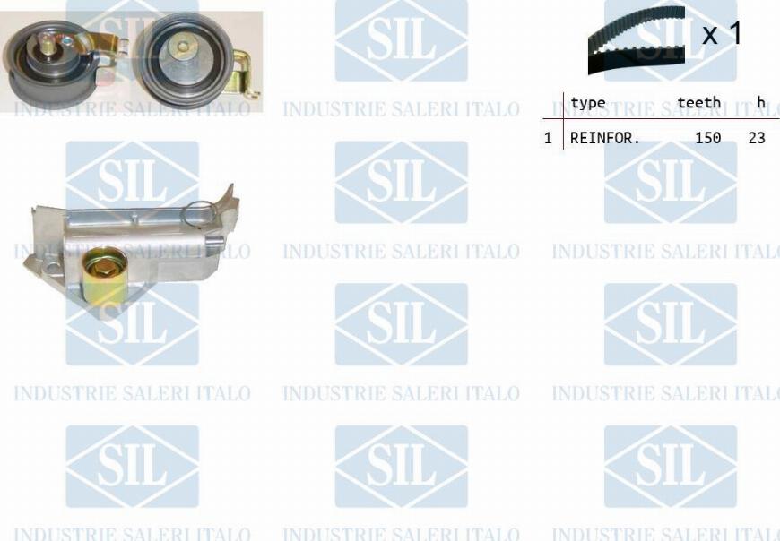 Saleri SIL TK1104 - Kit de distribution droxauto.com