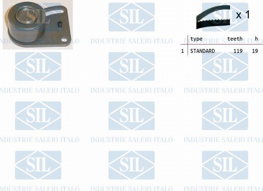 Saleri SIL TK1176 - Kit de distribution droxauto.com