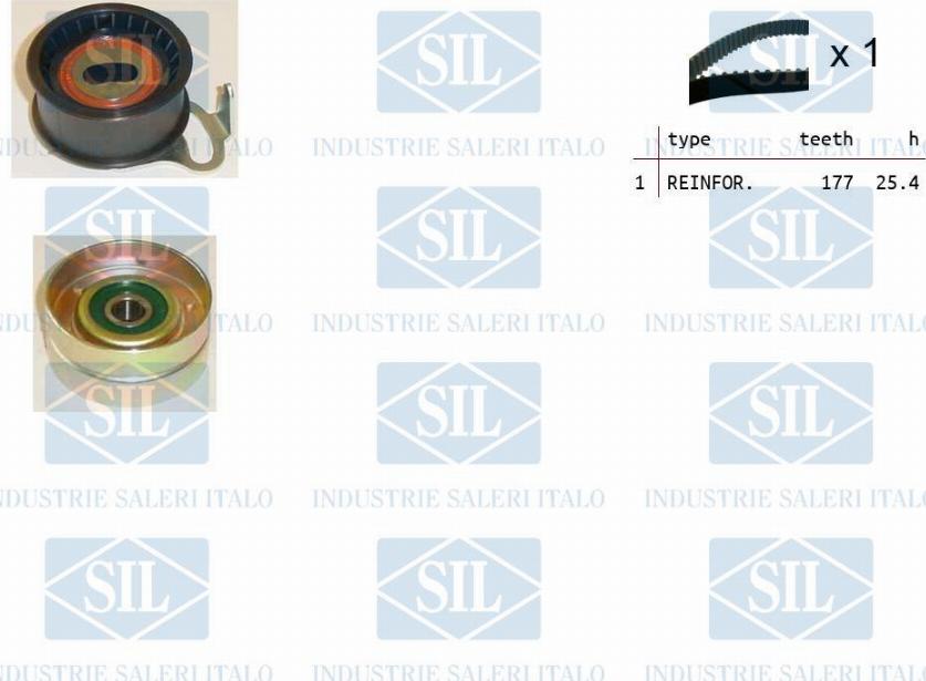 Saleri SIL TK1172 - Kit de distribution droxauto.com