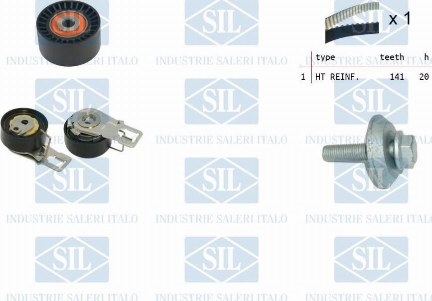 Saleri SIL TK1395 - Kit de distribution droxauto.com