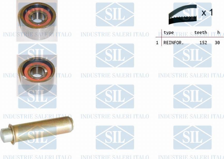Saleri SIL TK1392 - Kit de distribution droxauto.com