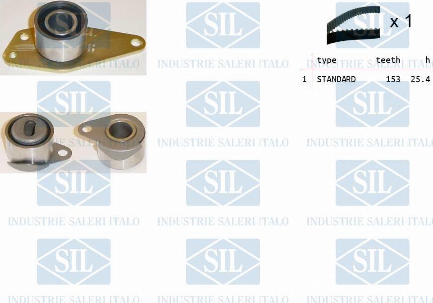 Saleri SIL TK1345 - Kit de distribution droxauto.com