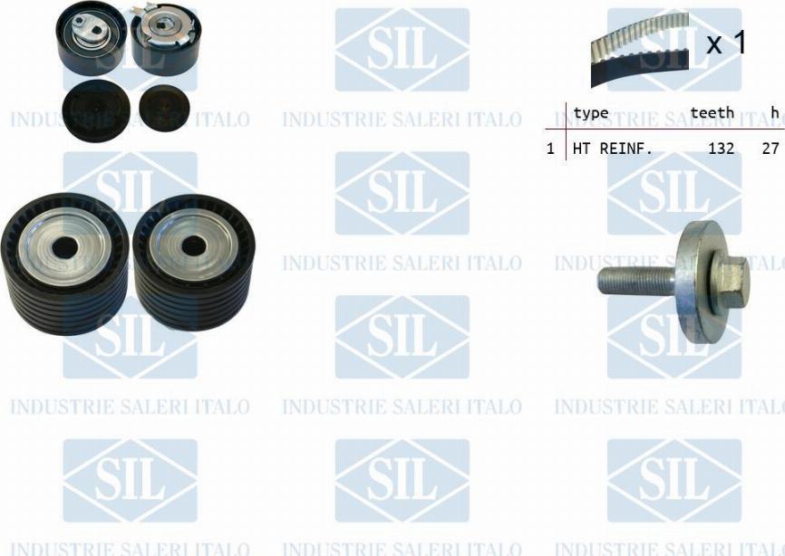 Saleri SIL TK1357 - Kit de distribution droxauto.com