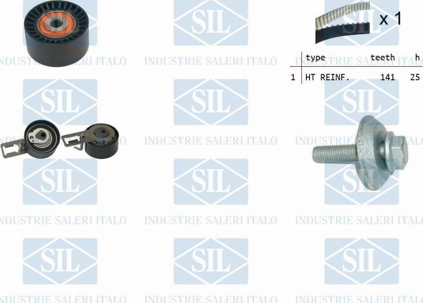Saleri SIL TK1368 - Kit de distribution droxauto.com