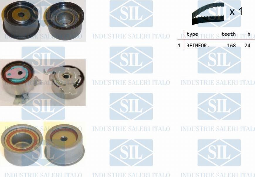 Saleri SIL TK1318 - Kit de distribution droxauto.com