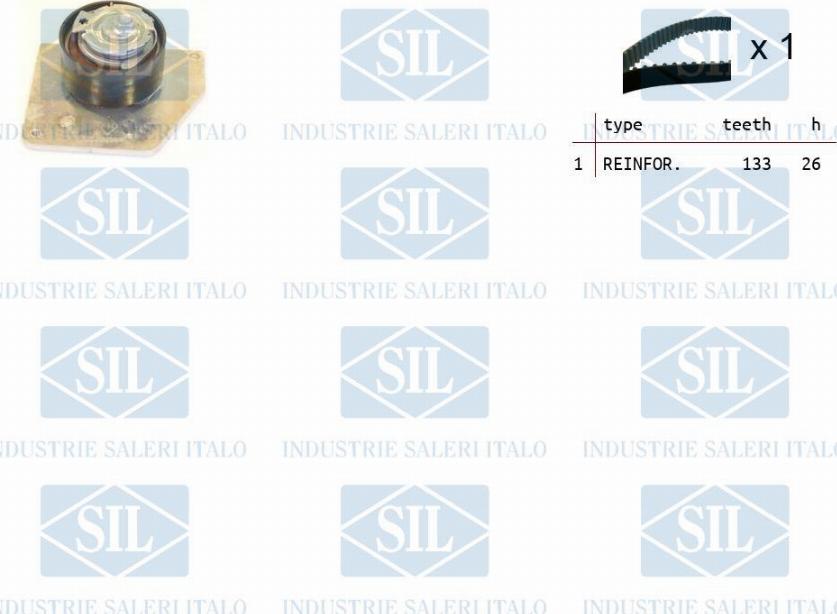 Saleri SIL TK1336 - Kit de distribution droxauto.com
