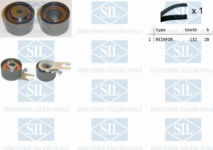 Saleri SIL TK1326 - Kit de distribution droxauto.com