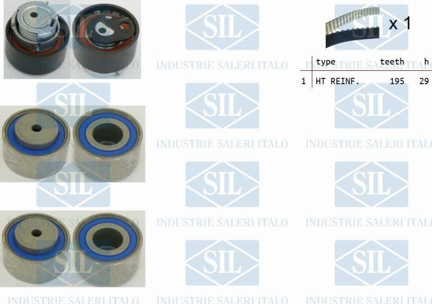 Saleri SIL TK1323 - Kit de distribution droxauto.com