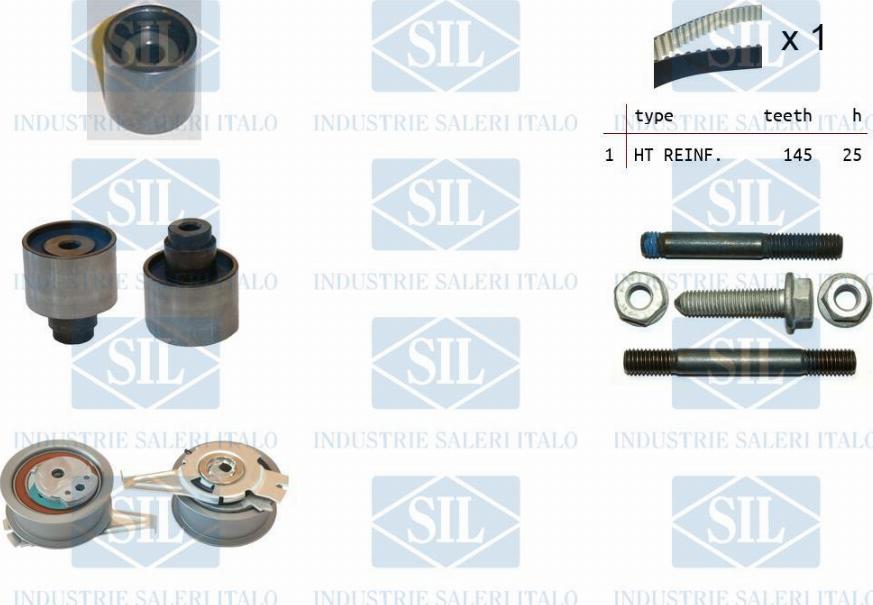 Saleri SIL TK1376 - Kit de distribution droxauto.com
