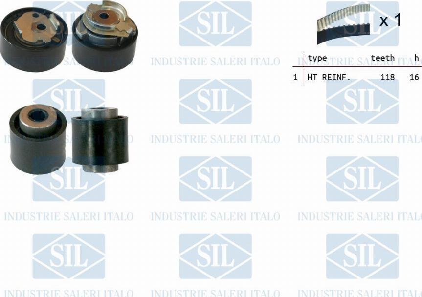 Saleri SIL TK1377 - Kit de distribution droxauto.com