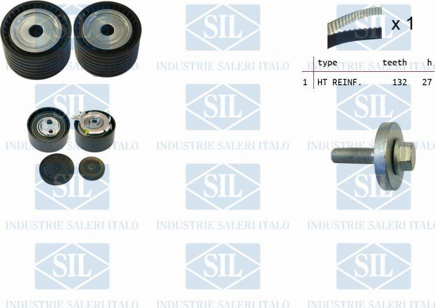 Saleri SIL TK1298 - Kit de distribution droxauto.com