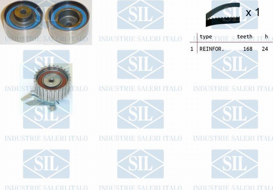 Saleri SIL TK1244 - Kit de distribution droxauto.com