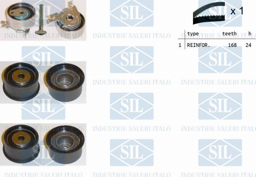 Saleri SIL TK1245 - Kit de distribution droxauto.com
