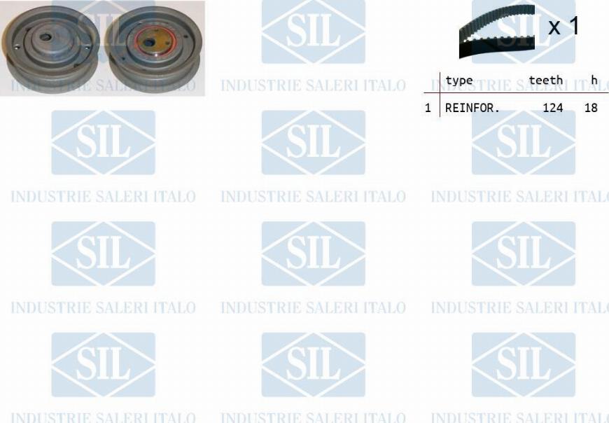 Saleri SIL TK1241 - Kit de distribution droxauto.com