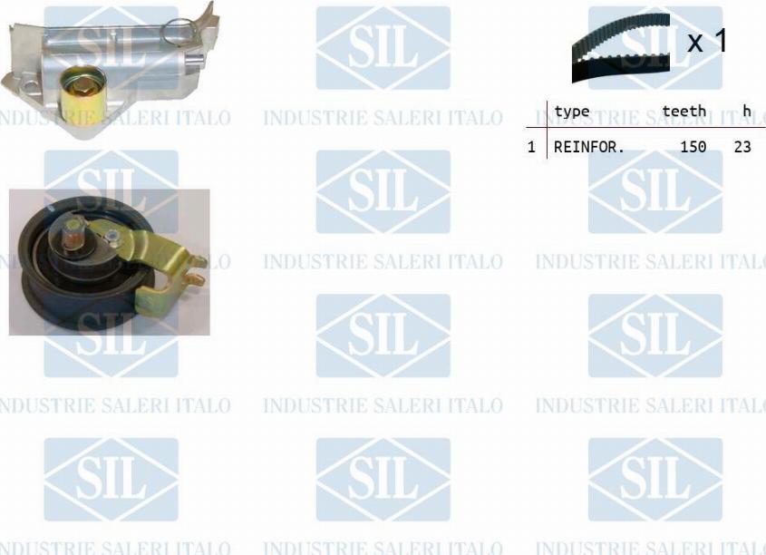 Saleri SIL TK1251 - Kit de distribution droxauto.com