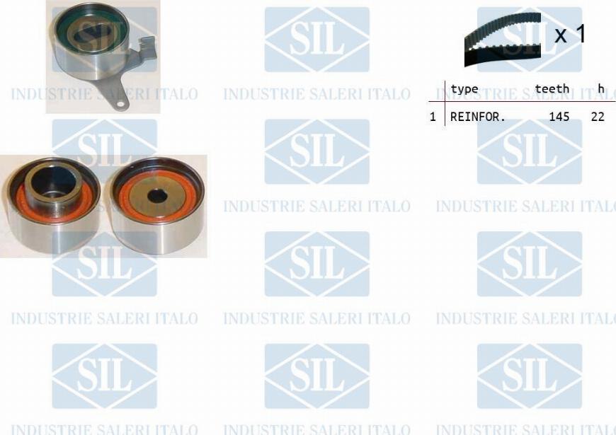 Saleri SIL TK1202 - Kit de distribution droxauto.com