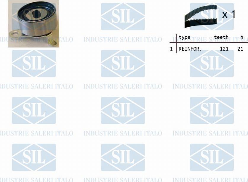 Saleri SIL TK1214 - Kit de distribution droxauto.com