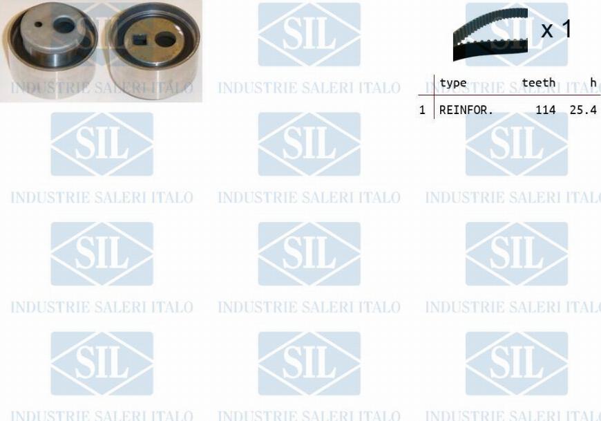 Saleri SIL TK1218 - Kit de distribution droxauto.com