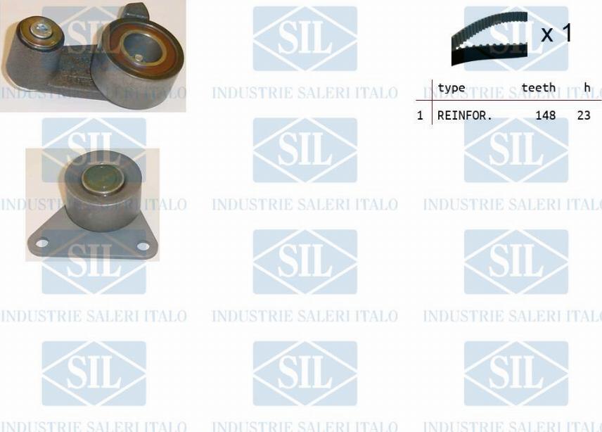 Saleri SIL TK1213 - Kit de distribution droxauto.com