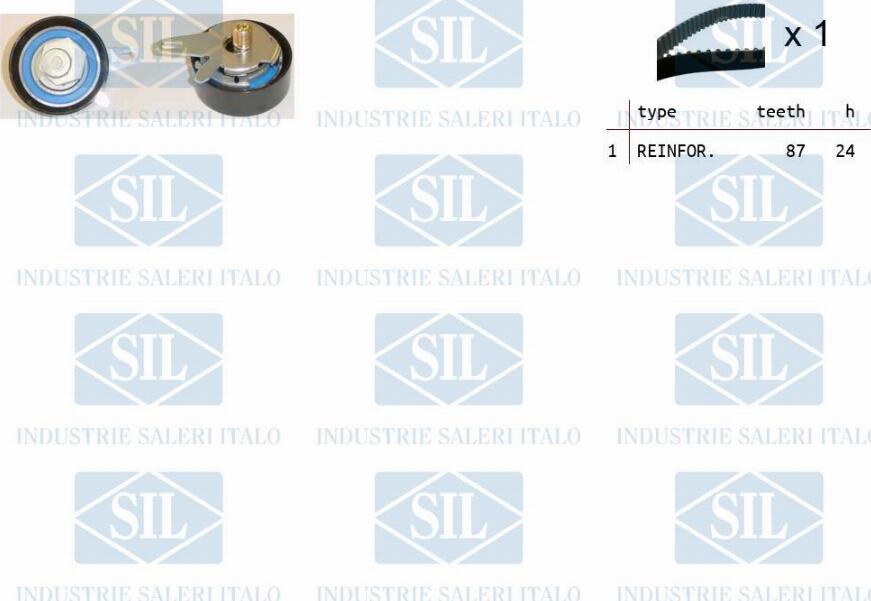 Saleri SIL TK1281 - Kit de distribution droxauto.com