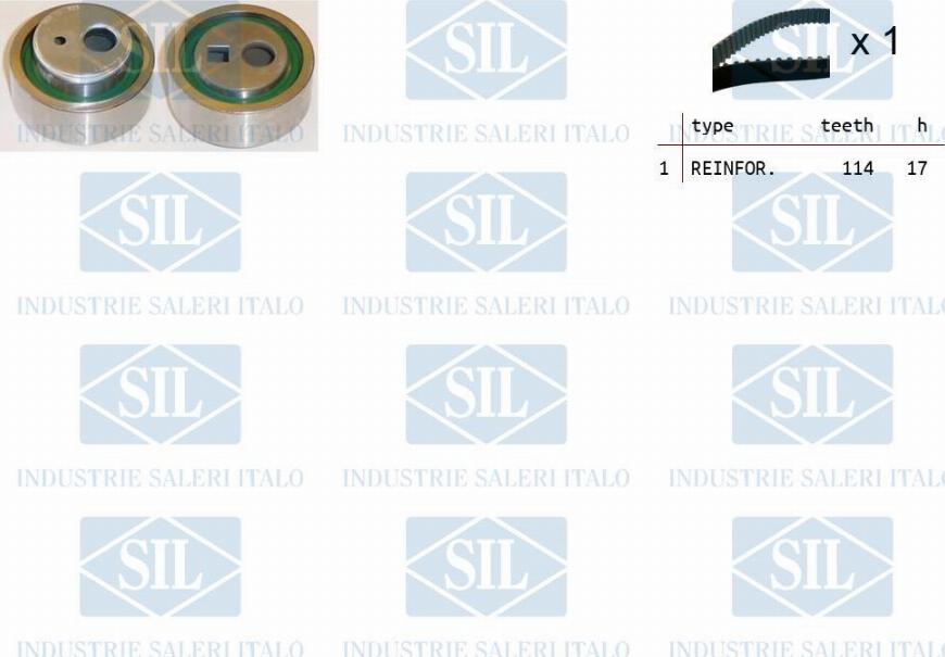 Saleri SIL TK1224 - Kit de distribution droxauto.com