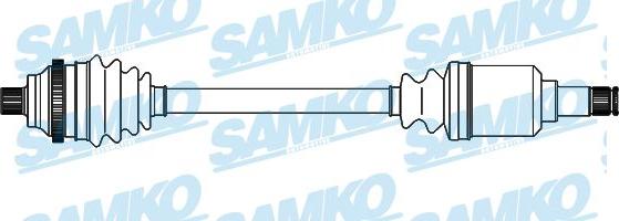 Samko DS52598 - Arbre de transmission droxauto.com